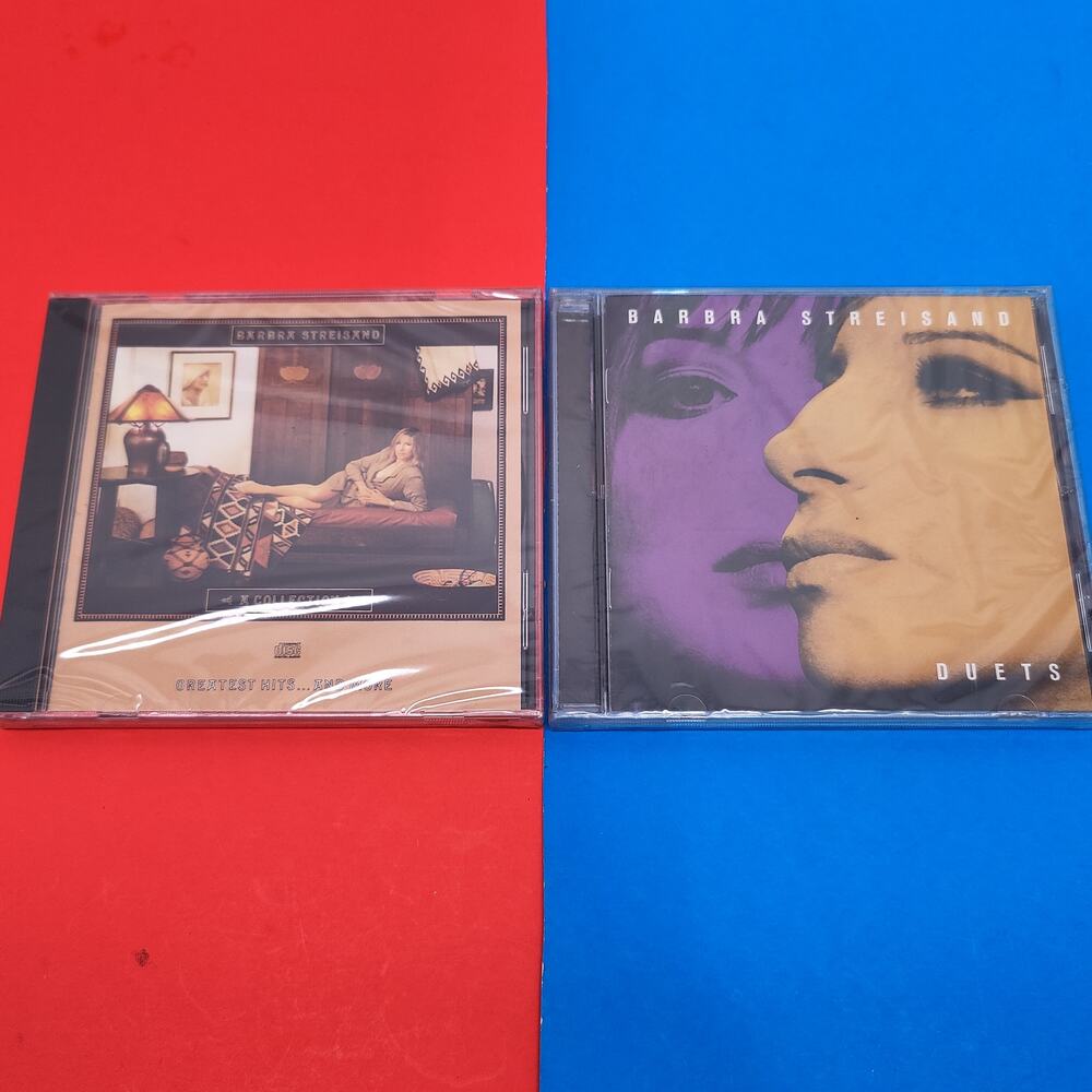 Sealed Barbra Streisand CD Lot Duets Greatest Hits And More Compact Disc New pop